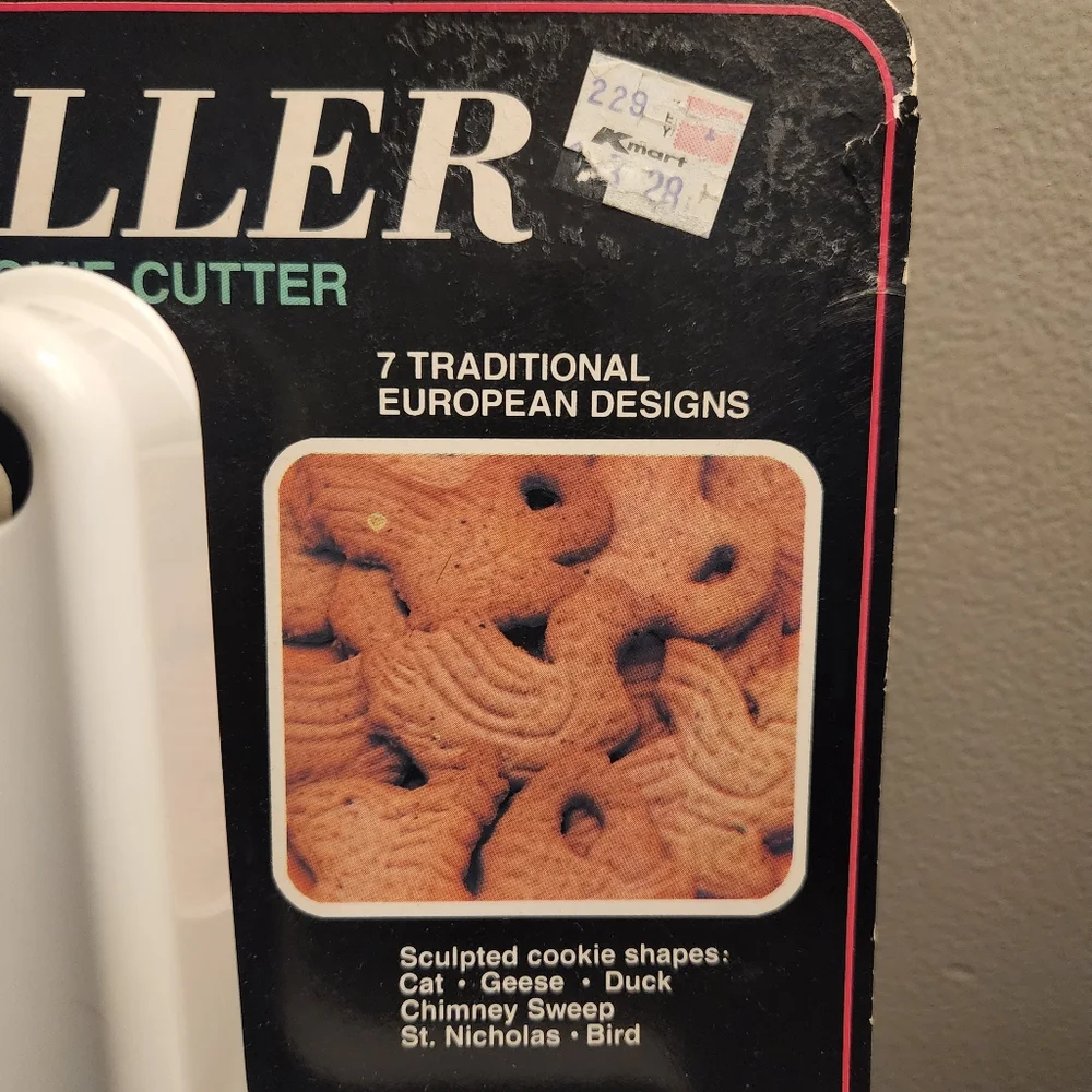 Hutzler Holiday Cookie Roller #65 1988 West Germany European Designs NEW